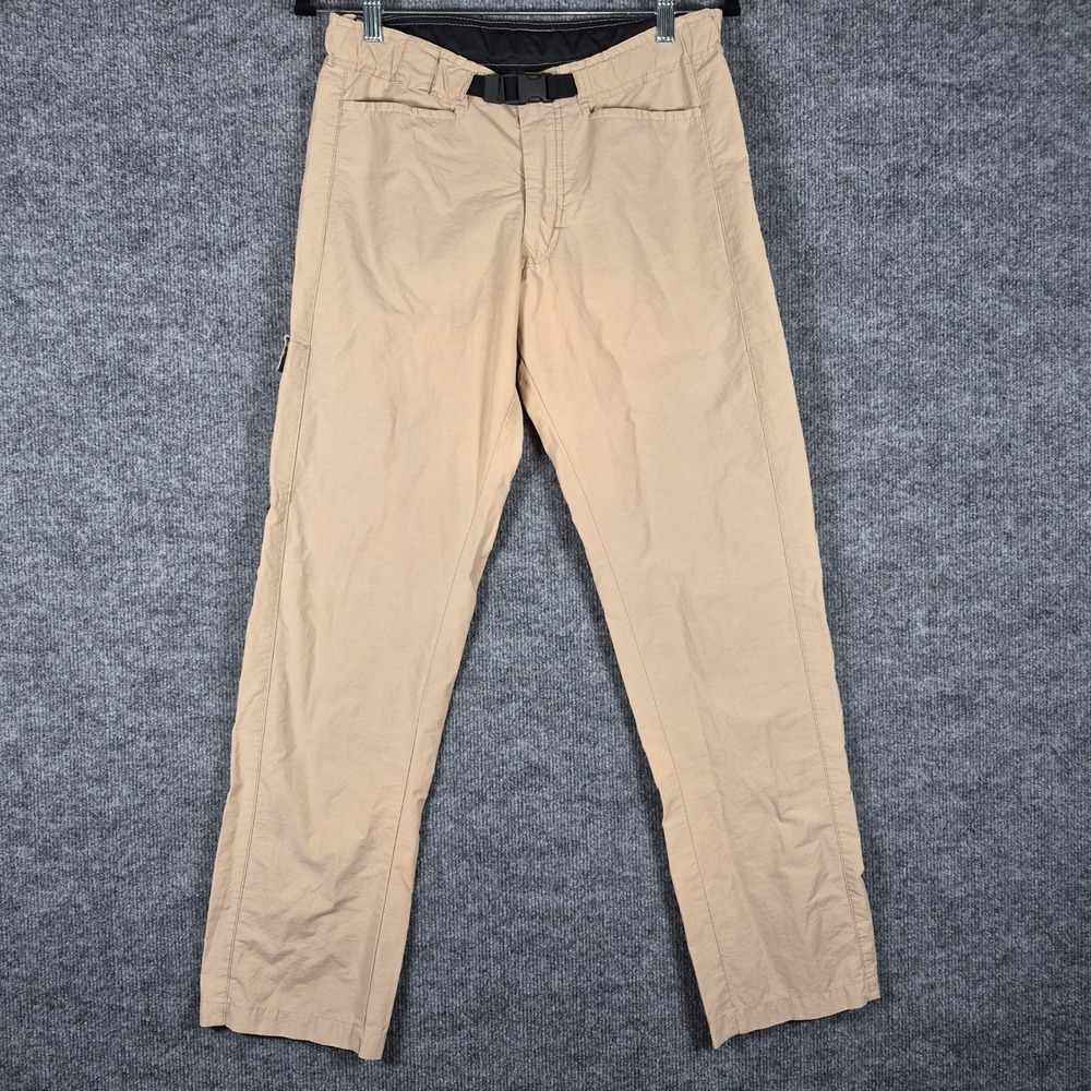 Prana Hiking Pants Cotton Nylon XS Tan Made In USA Gorpcore